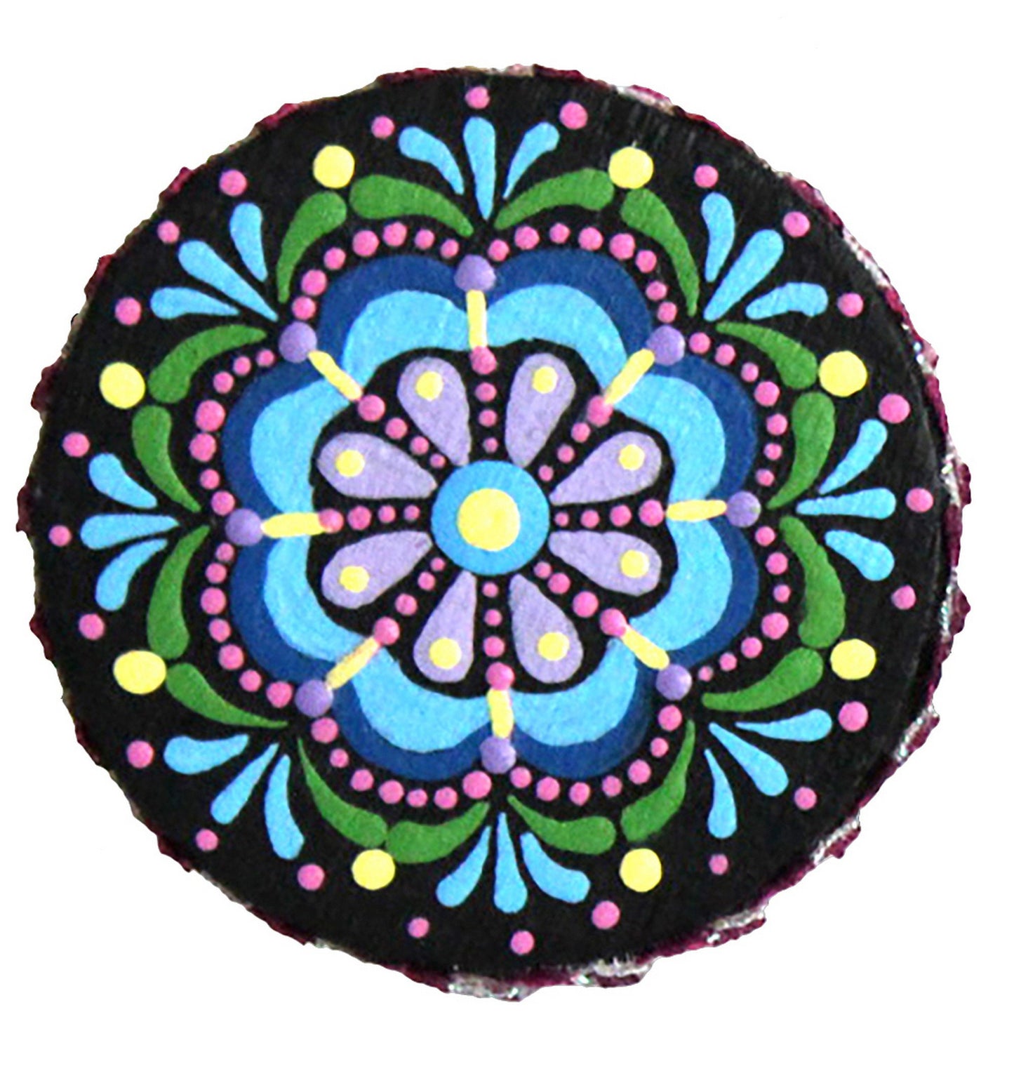 Round Mandala Fridge Magnets - Options available