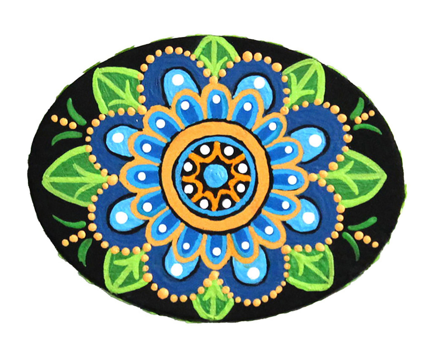 Oval Mandala Fridge Magnets - Options Available