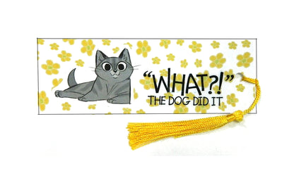 Pet Cat Laminated Bookmarks